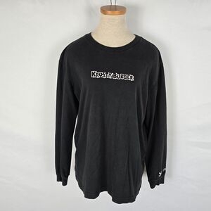 Adidas Tee Men’s Medium The Simpsons Krusty Burger Black Long Sleeve